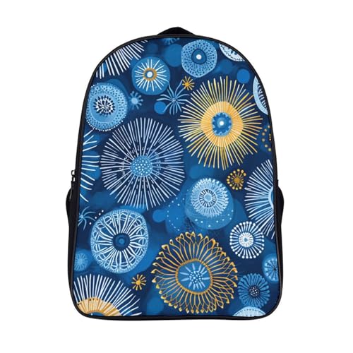 Sac à dos enfant Fireworks robuste et spacieux 40x28x16cm pour l'école