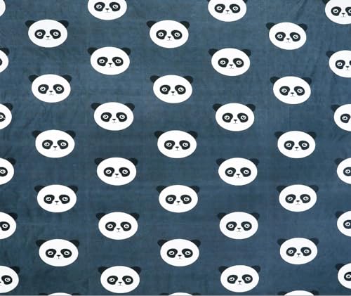 Image of Blue Strip Polycotton Fitted Bedsheet, King 72x78 (Black Panda) | 300 TC | All-Round Elastic Grip | Soft, Breathable & Colourfast | Wrinkle Resistant | Machine Washable