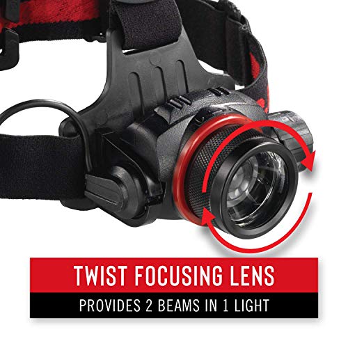 Coast® Hl8 615 Lumen Pure Beam® Focusing Led Headlamp , 4 X Aa Batteries Included #TOP1