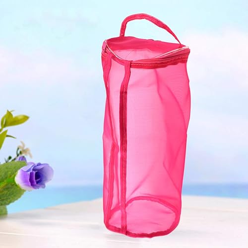 Miniatura 9 de EXCEART Bolsa de almacenamiento, bolsa de almacenamiento, bolsas de viaje, bolsa de tejido de malla, cesta de almacenamiento de hilo organizador