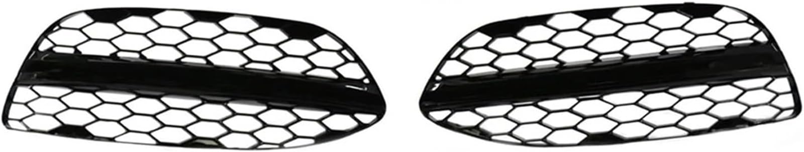 Rejilla delantera para Benz W205 2015-2018, juego de parachoques negro izquierdo y derecho 6