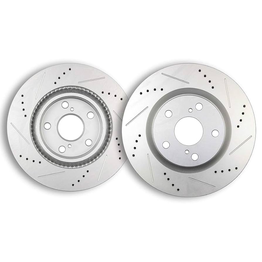 Amazon.com: Brake Rotor,ECCPP Front Drilled Slotted Brake