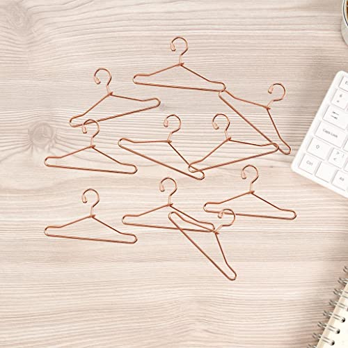 predolo 10 peças de cabides de casaco em miniatura/3 1/6 1/8 1/12 e OB11 Bonecas Vestido Calças Vest