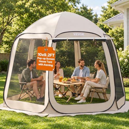VEVOR 10 x 9.2 Pop-Up Screen House