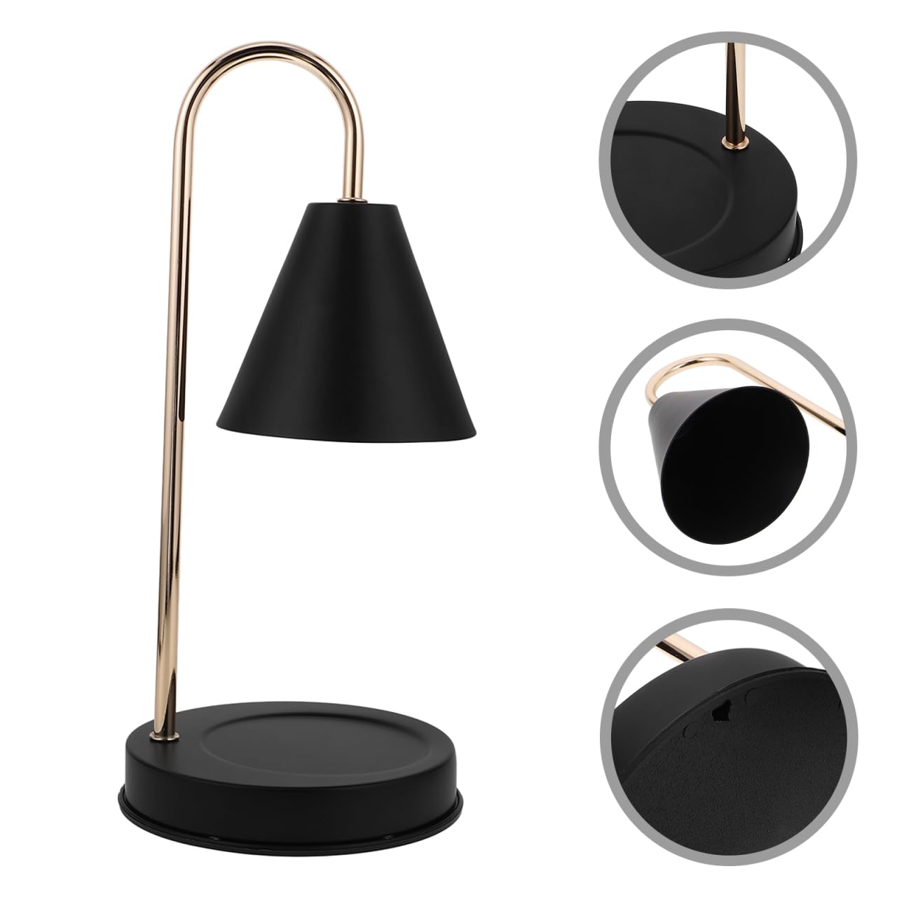 Ciieeo Lámpara De Repuesto Para Calentador De Velas Candle Lamp Para Derretir Cera Decoración Nórdica De Metal Y Plástico Lámpara De Mesa Para Dormitorio Y Salón