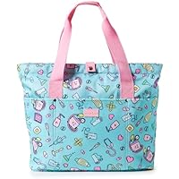 Nurse is Love Bolso Mujer Grande con Asas para Enfermera - Bolsos Tote Bag Multiples Bolsillos para una Enfermera en Apuros | Organizador, Guarda Tijeras Enfermeria, Regalos, Tcae Accesorios