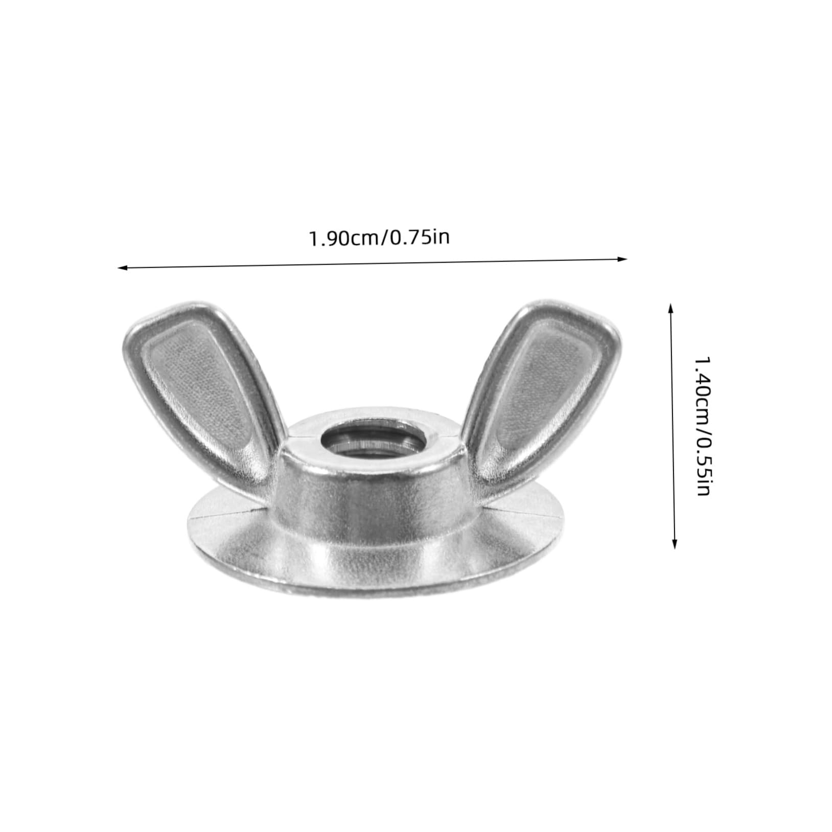 Weld Nut, 10-32, Tab Base, ST, Plain, PK50