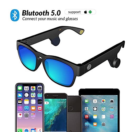 Smart Glasses, Polarized Sunglasses for Men, with Bone Conduction Bluetooth Connectivity Speaker & Polarized Lenses… - Image 4