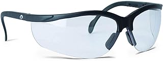Walker's Sport High-Grade Polycarbonate Lenses Half Frame Soft Rubber Nose Piece Adjustable Safety Shooting Glasses