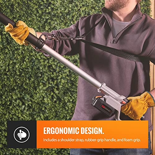 VonHaus 40V Cordless Pole Chainsaw – Electric Tree Cutter with Battery, Charger & Harness – Telescopic, Portable, Foam Grip, Adjustable Length, Rotary Cutting - Image 3