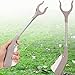 Housoutil Reacher Grabber Tool Pick Up Stick for Elderly Handy Trash Claw Grabber Reaching Assist Tool for Litter Picker Arm Extension 2pcs