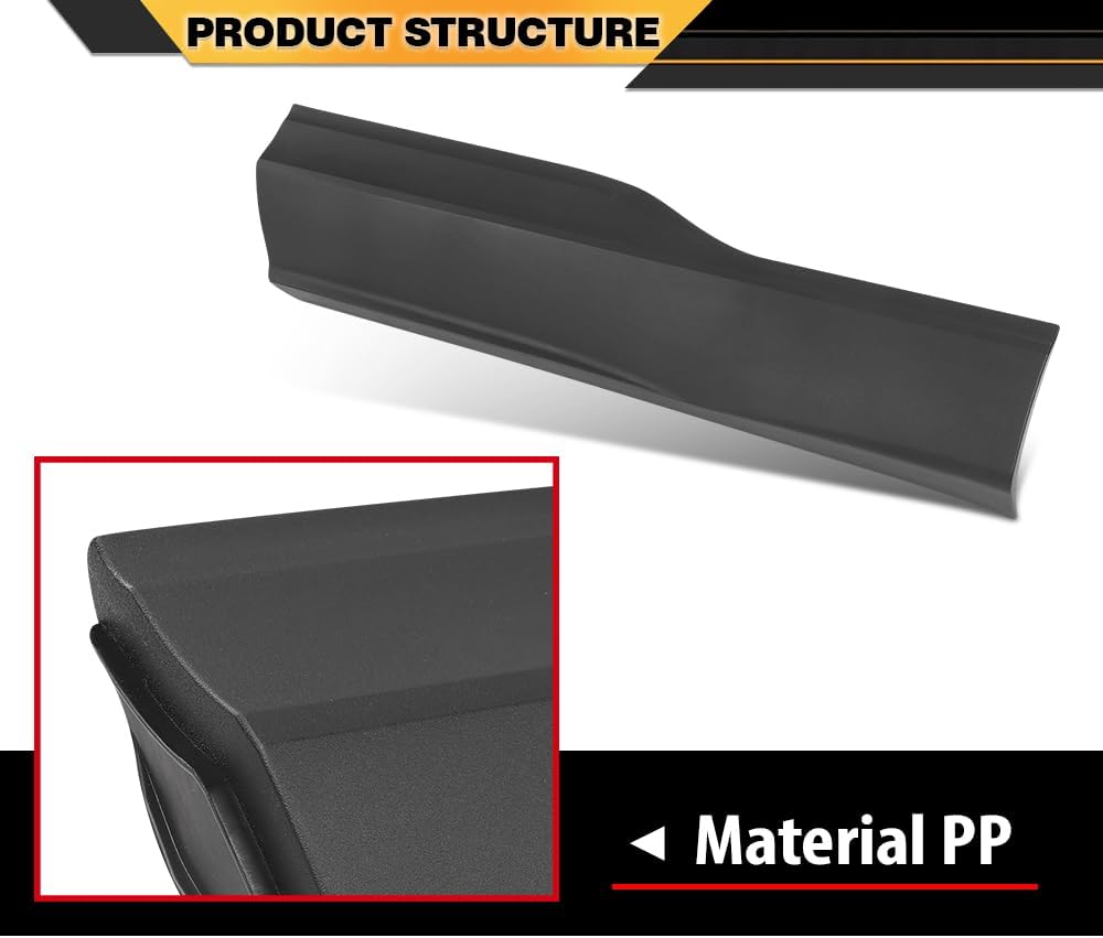 Rear Left Side Door Molding and Beltlines Compatible with Ford Edge 2015-2023 FT4Z5825557AB, FO1504112 Black