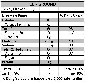 TenderBison Elk Ground 3 lbs Bag - USDA Inspected, All-Natural, Lean & High Protein
