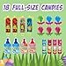 Bazooka Candy Brands Easter Candy Variety Pack, 18Ct Assorted Candy Lollipops, Bulk Individually Wrapped Ring Pop, Push Pop, & More, Birthday Party Favors, Easter Basket Stuffers, Egg Fillers, Gifts