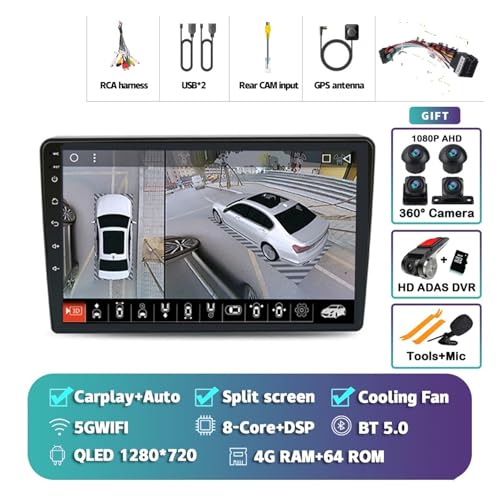 Multimédia Android Auto Android 15 pour LADA VAZ Granta Sport Bluetooth - 2