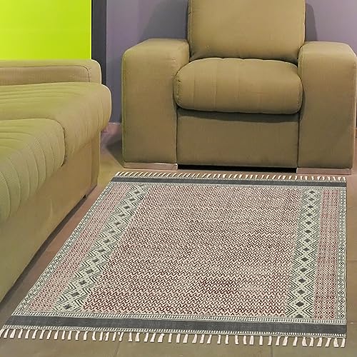 Tapis de salle de bain bohème idéal pour réchauffer le sol de la cuisine ou d'un long couloir