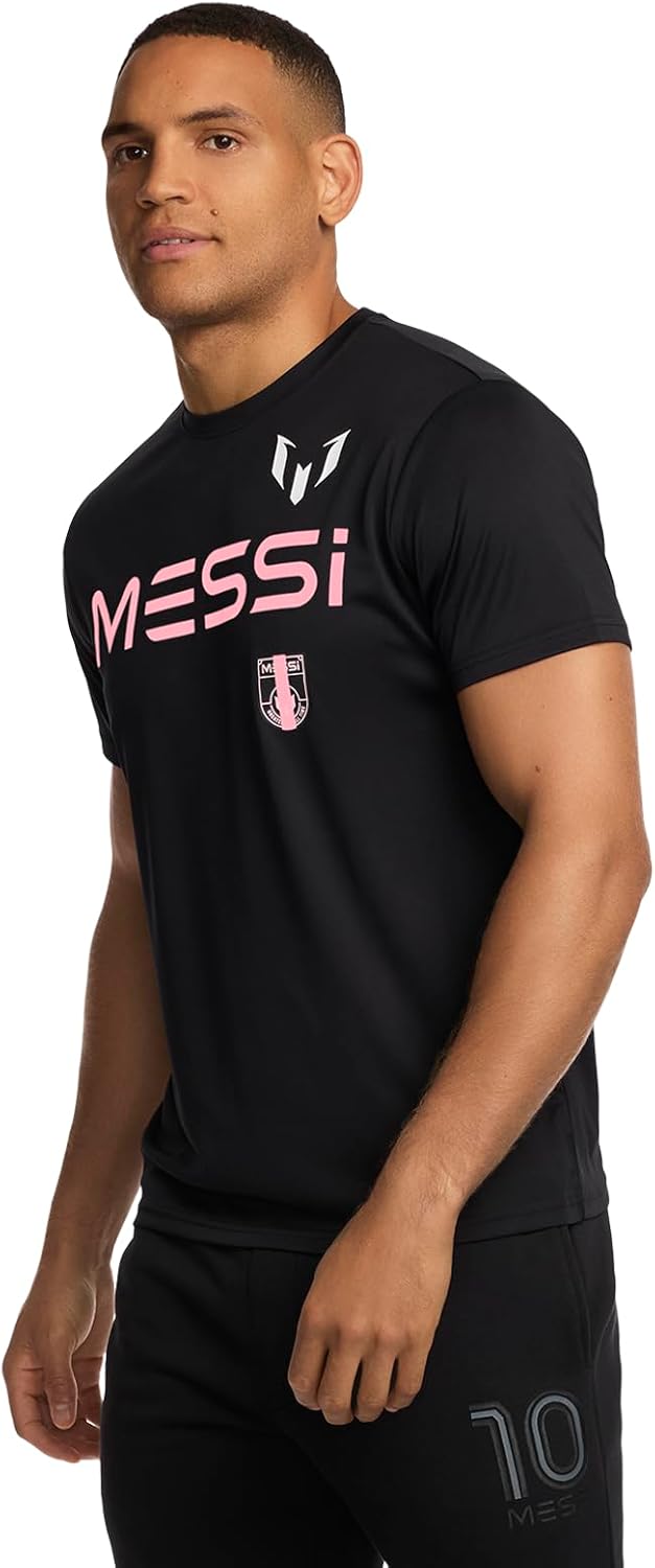 Messi Mens Logo 10 Back Tee, Lifestyle Short Sleeve T-Shirt, Standard Fit with Graphic - Image 2