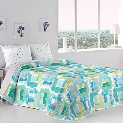 Colcha Bouti Reversible Coven Azul Cama 135