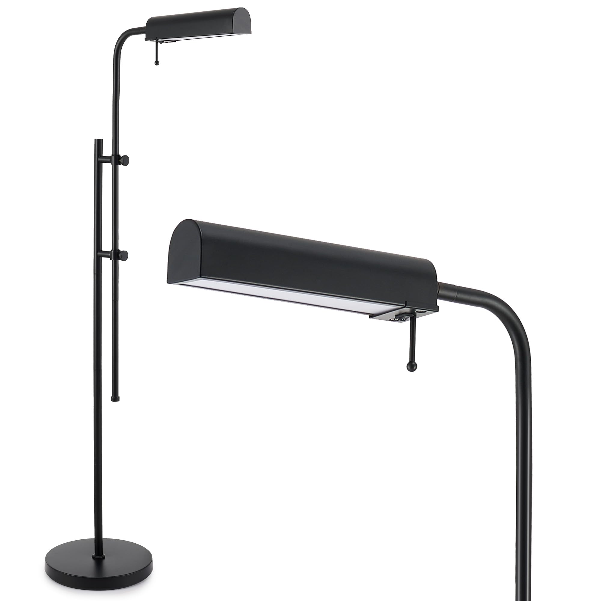 VONLUCE LED Floor Lamp in a living room setting next to a brown armchair