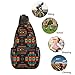 Indian Native American Sling Backpack,Casual Crossbody Backpack Sling Bag Chest Daypack for Men Women Sport Hiking Gym