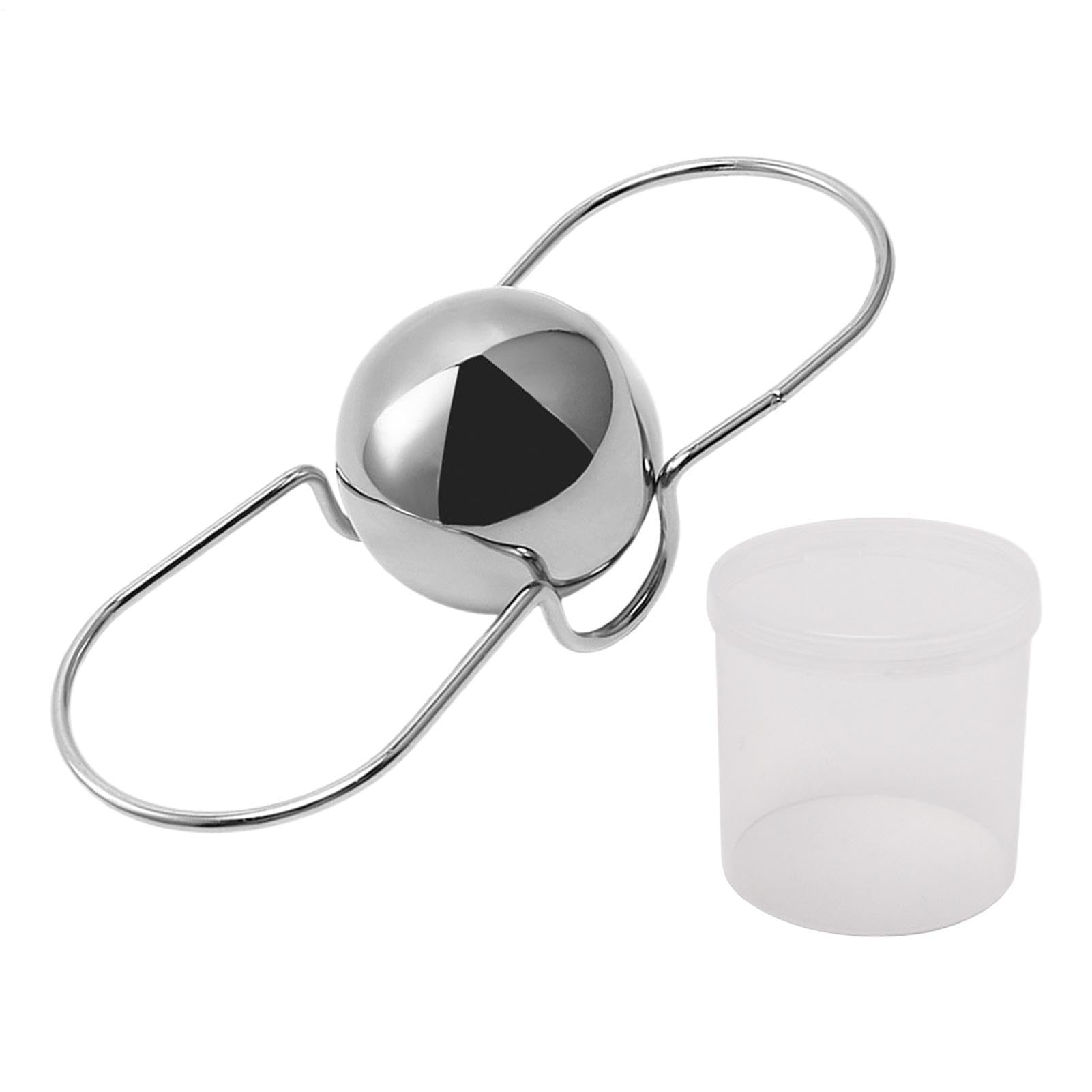 Bola de acero inoxidable para enfriar café expreso con soporte
