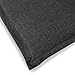 Gardissimo "Premium Hochlehner anthrazit, Gartenstuhlauflagen 120 x 50 x 8 cm Auflage Polsterauflage UV-Lichtecht Stuhlauflage Sitzauflage
