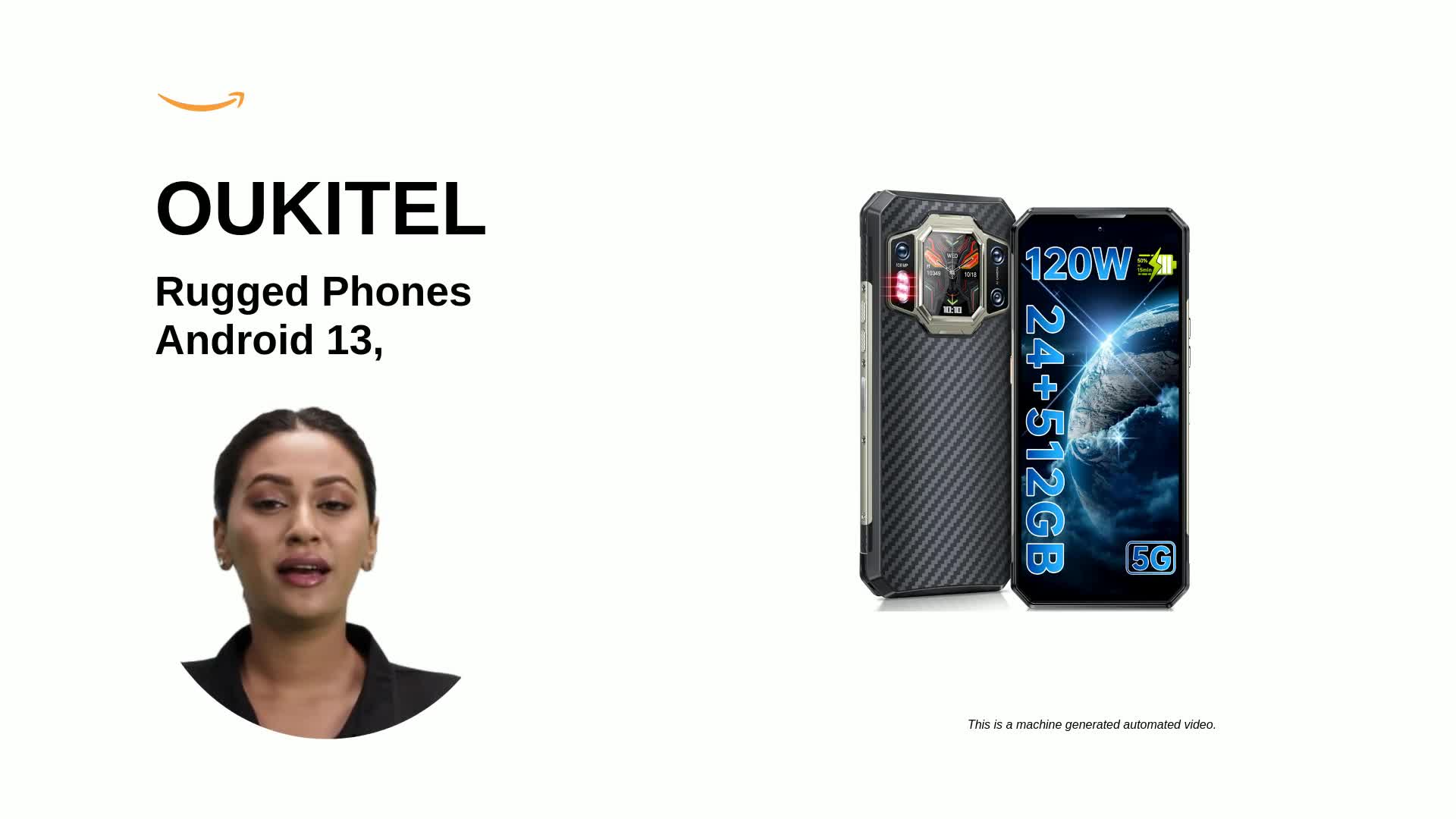 OUKITEL WP30 Pro 5G Rugged Smartphone Unlocked - 24GB+512GB 6.78