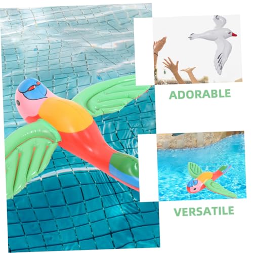 Décor de mouette gonflable en PVC résistant aux rayons UV