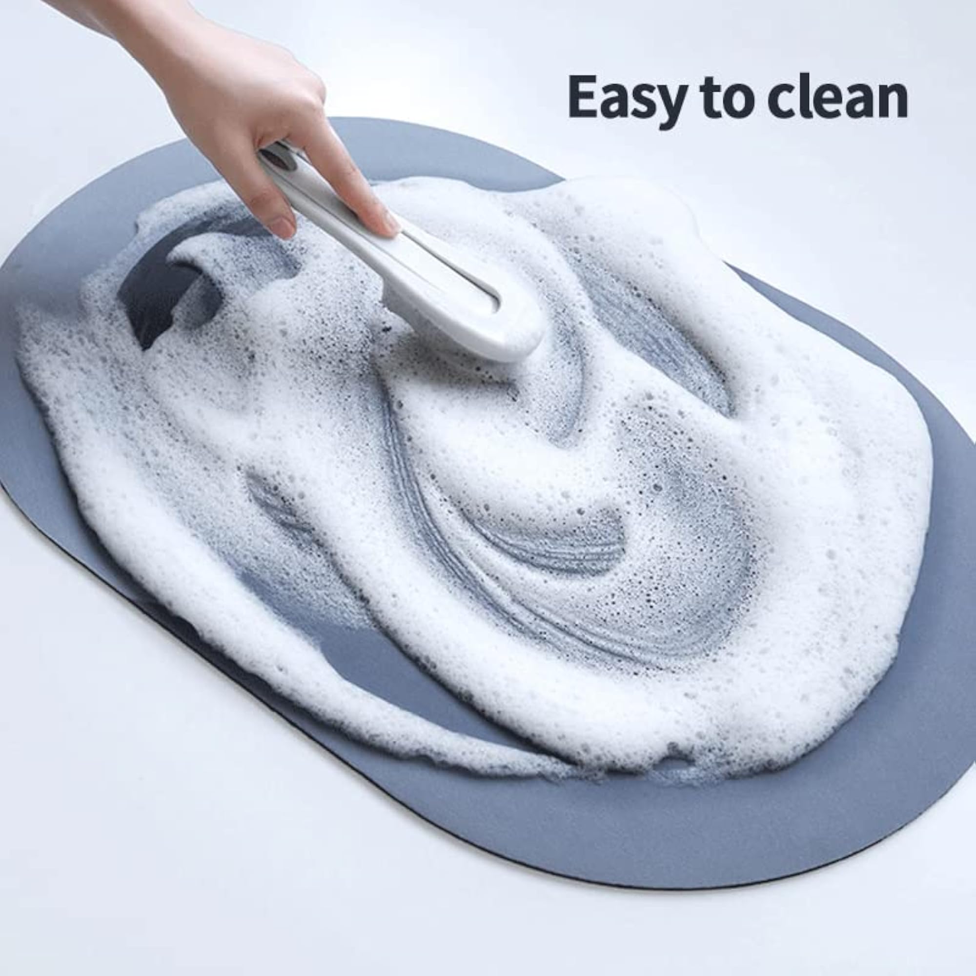 Quick Dry Anti-Slip Bath Mat, Napa Skin Super Absorbent