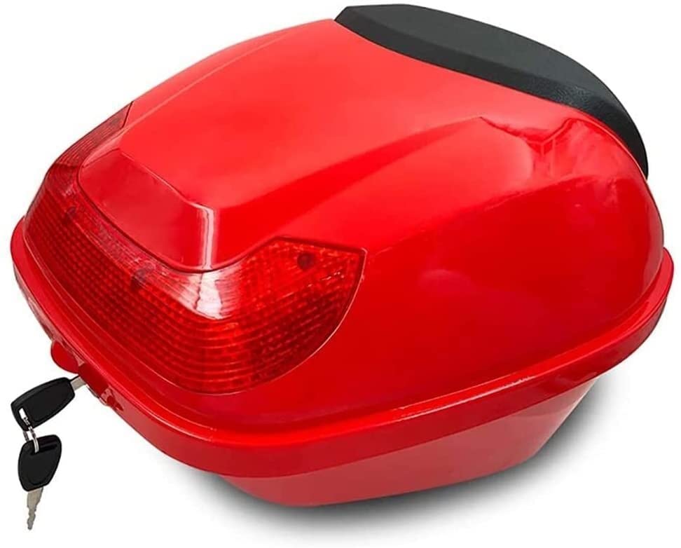 Coffre arrière de moto pour casque avec dossier confort pour trajets urbains