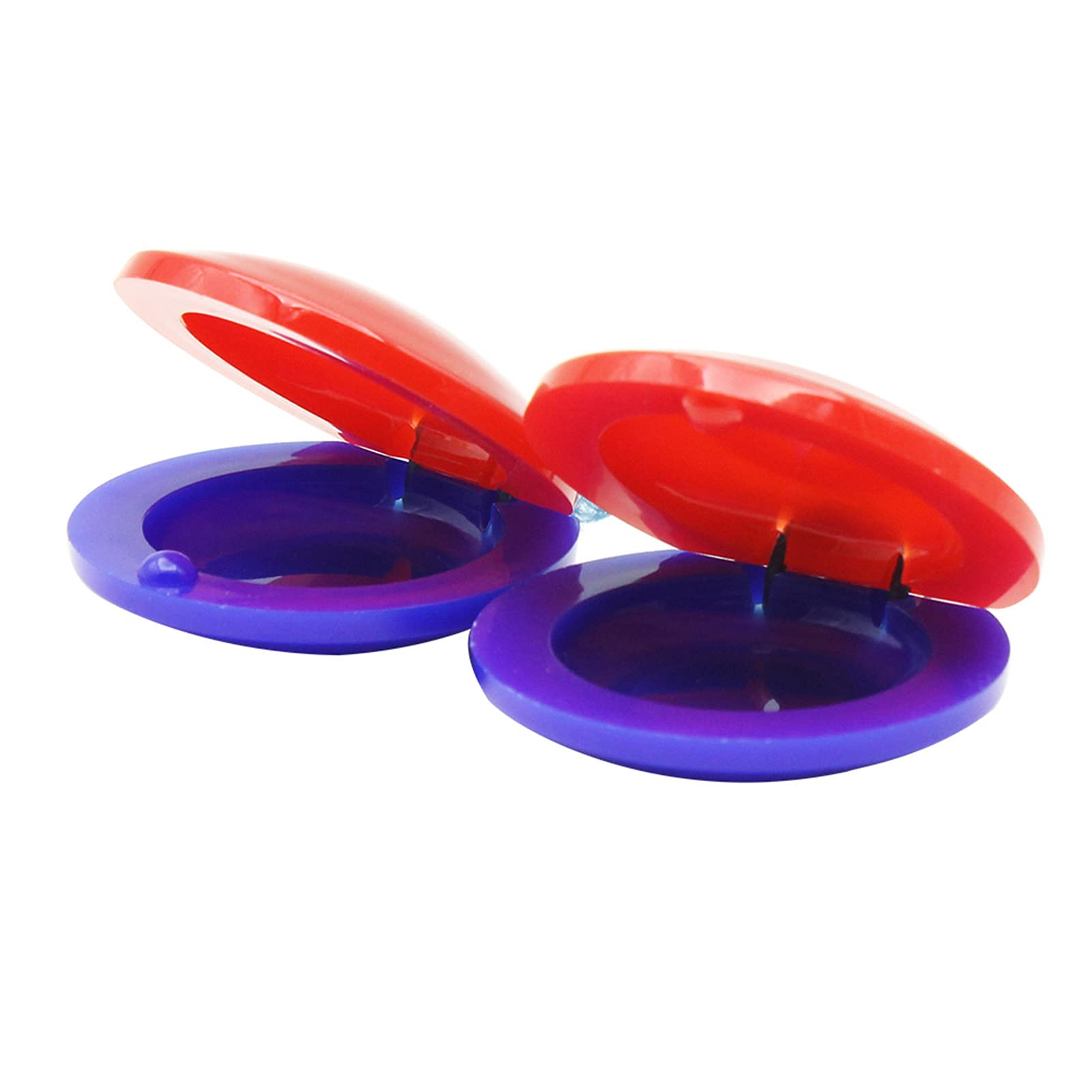 OUNA Castanet, 2Pcs Finger Castanets Percussion Instrument Musical Toy for Toddler Children Early Musical Education