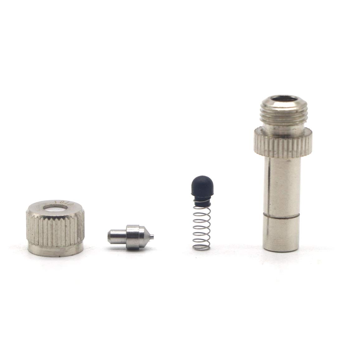 Ugelli nebulizzati in ottone da 50 pezzi 0,1-0,6 mm for l'umidificazione del giardino con controllo del raffreddamento esterno(0.6mm)