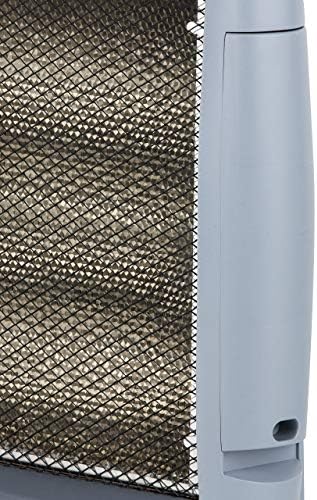 Warmlite WL42005 3 Bar Halogen Heater with Carry Handle, Safety Tip-Over Switch, 1200W, Grey