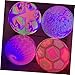 FOYTOKI 2pcs Luminous Basketball Toy Rechargeable Light up Soccer Ball for Boys and Girls Glowing Soccer Ball Sports Entertainment Outdoor Training Random Style