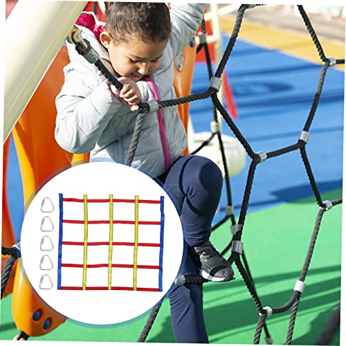 Outanaya 1 Conjunto Rede De Escalada Infantil Para Playground Rede De Fita Para Escalada Infantil Re