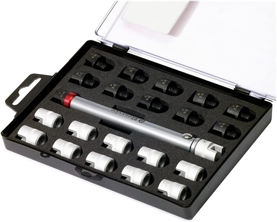 Bikeservice Tools 22pcs Spoke (fixed Torque) Wrench Set W Steel And