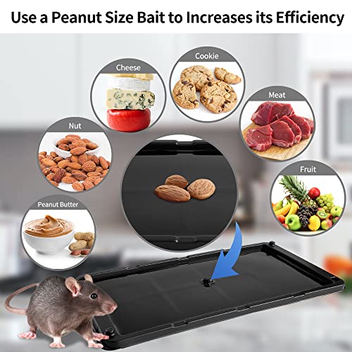 Image of LULUCATCH Super Glue Traps 48 Pack for Mice & Snakes, Larger, Heavier Sticky Traps with Non-Toxic Glue. Sticky Mouse Traps Indoor, Easy to Set, Pet Safe Pest Control