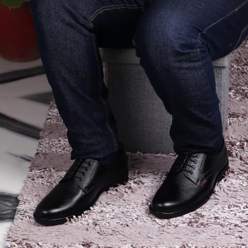 Image of Red Chief Genuine Leather Formal Derby Shoes for Men | Elegant & Comfortable Office Wear | RC3501