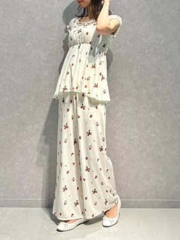 正規品⭐️新品タグ付♡ジェラートピケ いちご柄カップインフリルプルオーバー＆パンツ いちご柄カップインフリルプルオーバー（プルオーバー）｜gelato pique