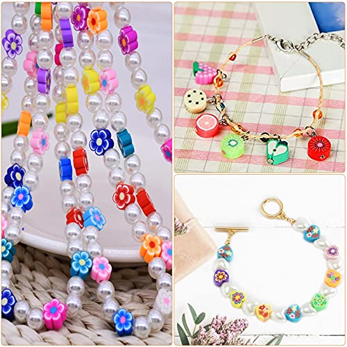 300 PZ,Frutta Perline per Bracciale, Perline