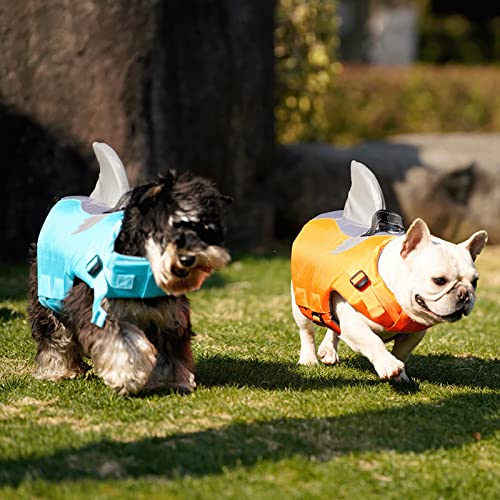 Colete salva-vidas para cães, colete salva-vidas refletivo para cães com alça de resgate, para colet