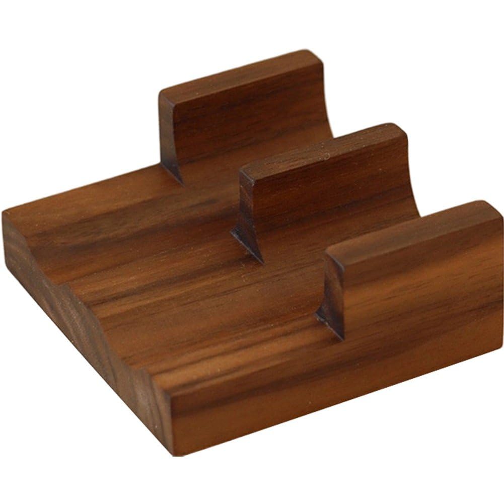 Uzztfa Wooden Sushi Taco Holder Wood Sushi Holder Sushi Plate Taco Rack Food Container Japanese Sushi Stand Sushi Hand Roll Stand
