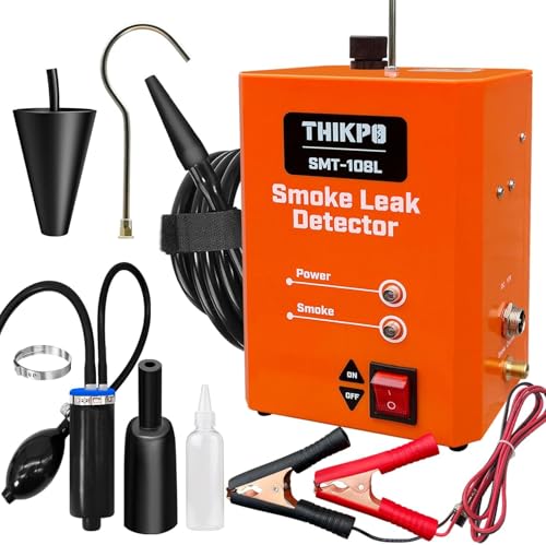 THIKPO Máquina de Humo Automotriz con Bomba de Aire Integrada – Detector de Fugas por Humo para EVAP, Sistema de Vacío, Combustible y Tubos (Amarillo) THIKPO Máquina de Humo Automotriz con Bomba de Aire Integrada – Detector de Fugas por Humo para EVAP, Sistema de Vacío, Combustible y Tubos (Amarillo)