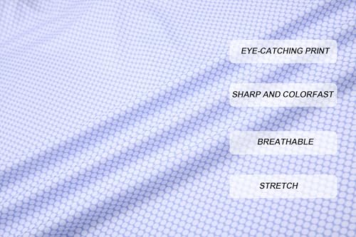Image of Damipow Premium Golf Shirts for Men Dry Fit Performance Polo Short Sleeve Collared Shirt