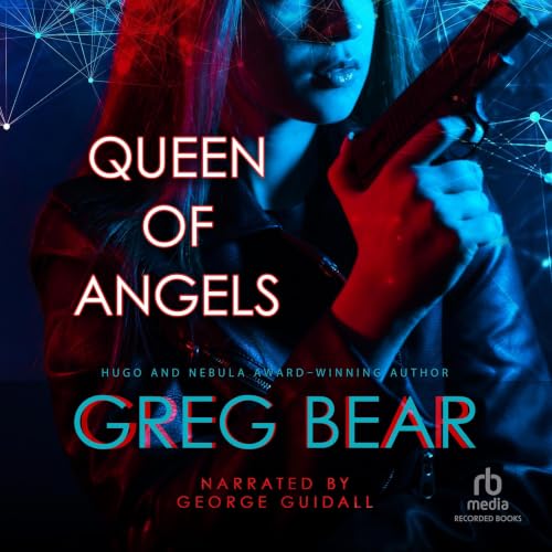 Diseño de la portada del título Queen of Angels