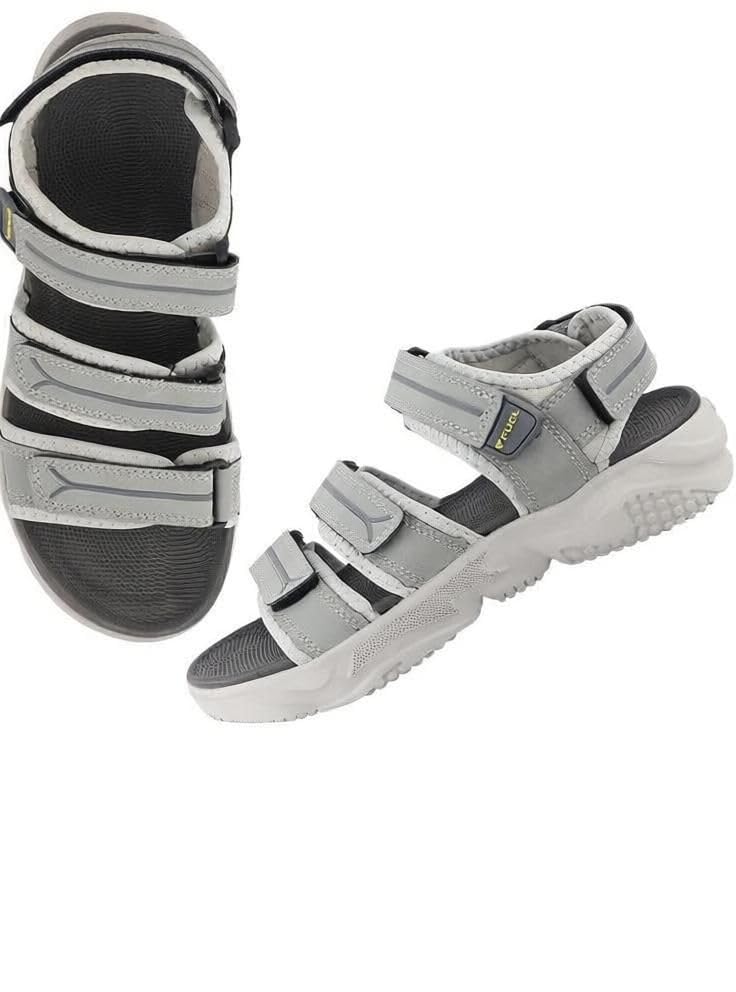 Image of FUEL Keta Lightweight Comfortable for Walking, Travel & Outdoor Activities | Adjustable Strap | Anti-Slip Sole Men's Sports Sandals