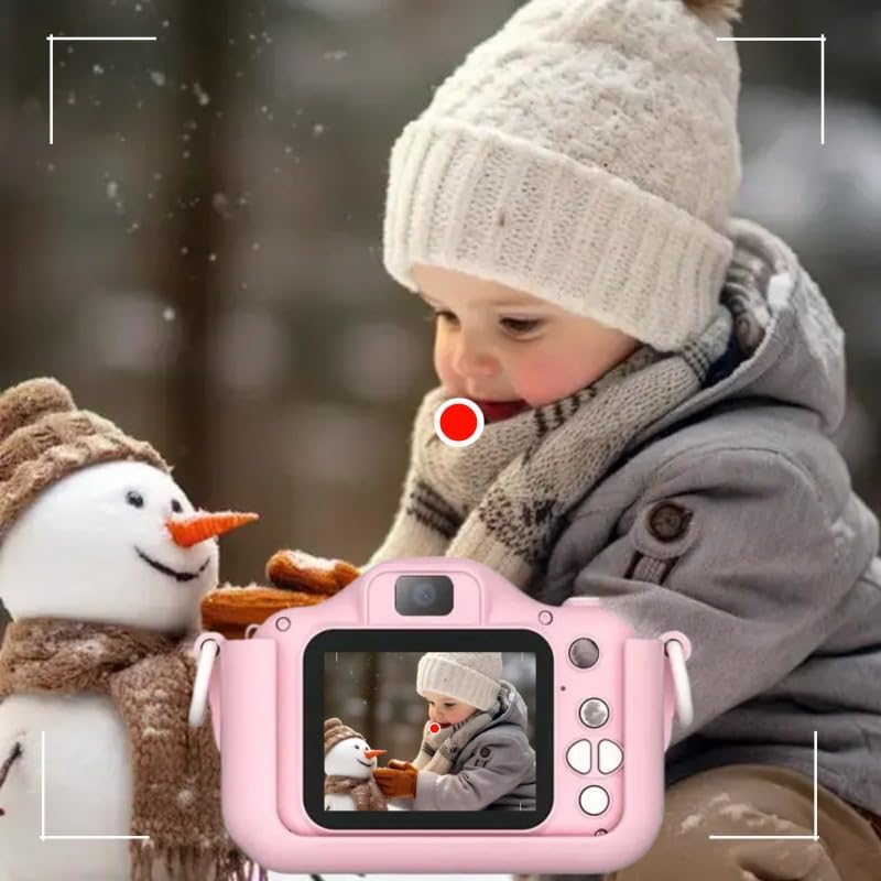 Pink Cat Camera for Kids