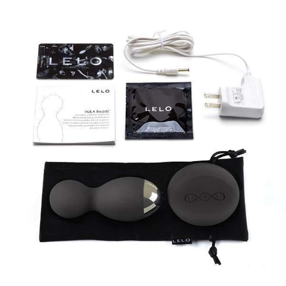 LELO HULA Beads Palline vaginali vibranti e telecomandabili, Black
