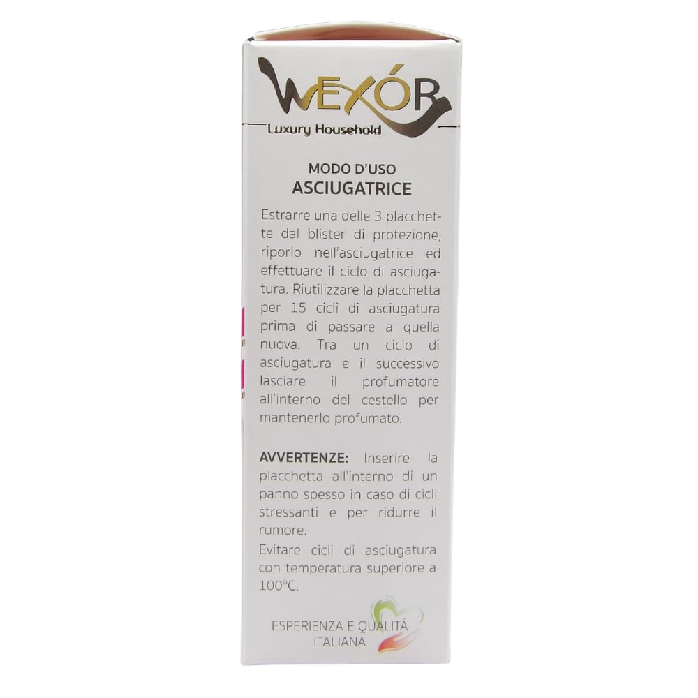 Confezione da 3 Placchette Asciugatrice Profumanti, Ylang Ylang, Cashmere e Legno di Patchouli (2 Confezioni)