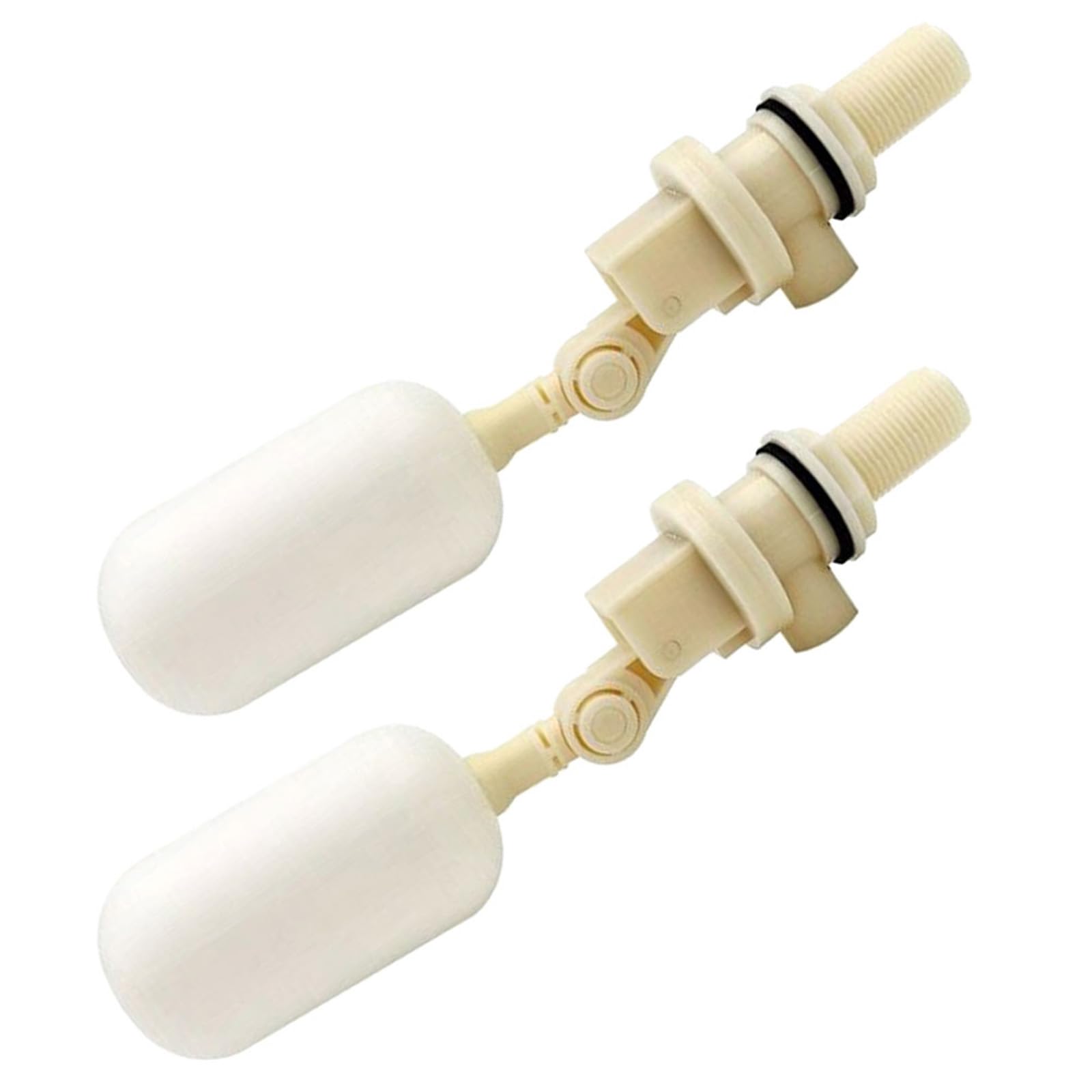 HEALLILY Valvola Galleggiante in Plastico Beige 2 Controllo Automatico del Acqua per Ciotola da Bere per Abbeveratoi di Cavalli e Pecore
